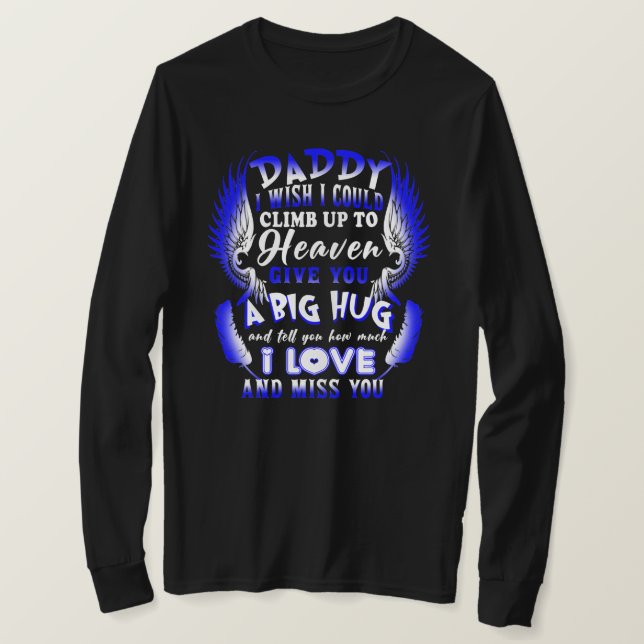 T-shirt Mon Papa Vous Dit Combien J'Aime Mlle Vous Perdue (Design devant)