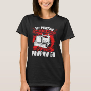 T-shirt Mon Papy Déplace Le Fier Petit-Enfant De Camionneu