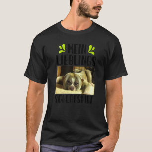 T-shirt Mon Paresseux Endormi Favori pour Dormir