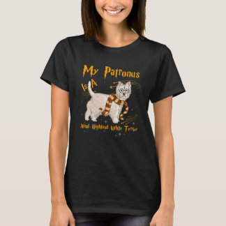 T-shirt Mon Patronus Est Un Chien De Terrier Blanc De West