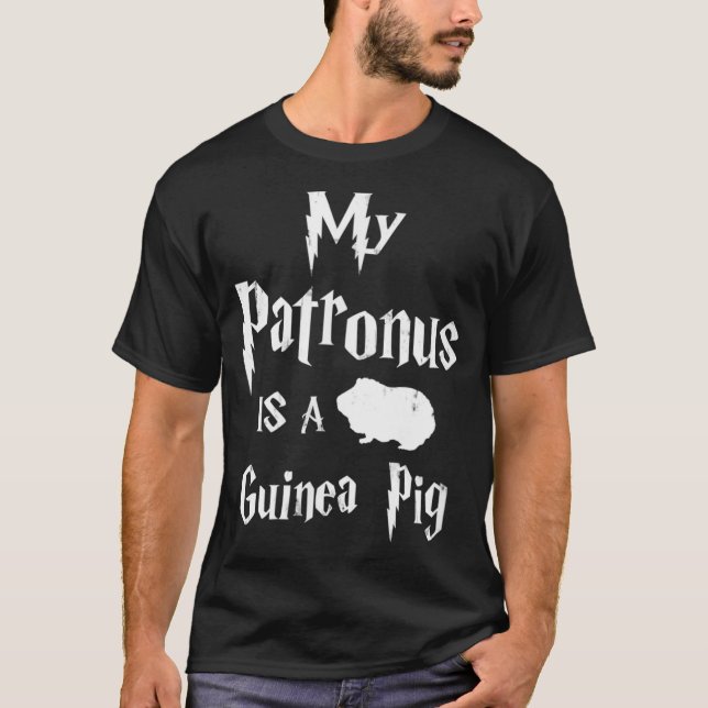 T-shirt Mon Patronus Est Un Cochon De Guinée (Devant)
