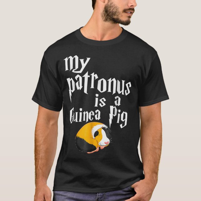 T-shirt Mon patronus est un Cochon de Guinée Funny Love s (Devant)