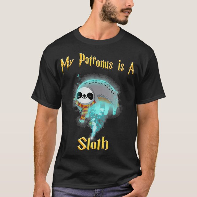 T-shirt Mon Patronus Est Un Costume D'Halloween De Sloth (Devant)