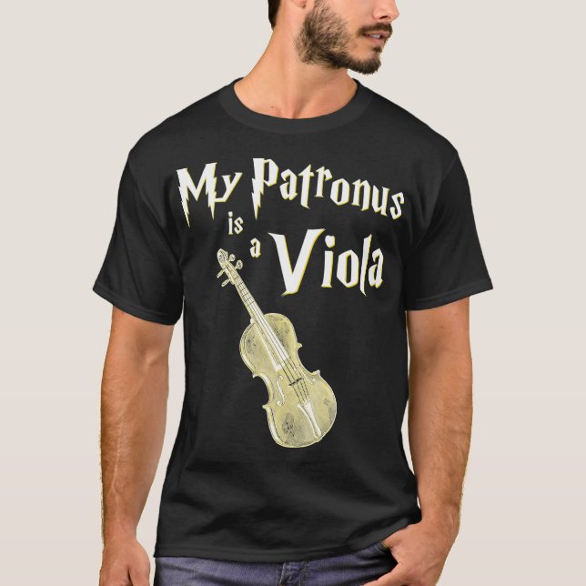 T-shirt Mon Patronus Est Un Viola Fun Joueur Unique Viola (Devant)