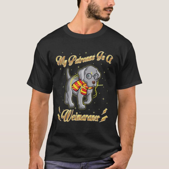 T-shirt Mon Patronus Est Un Weimaraner Harry Dog Potter Pa (Devant)