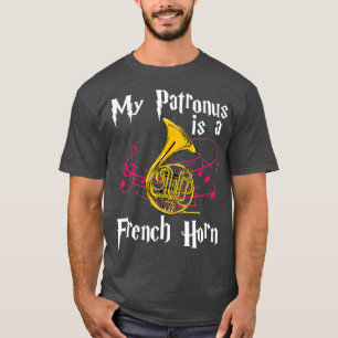 T-shirt Mon Patronus Est Une Corne Française Drôle Musicie