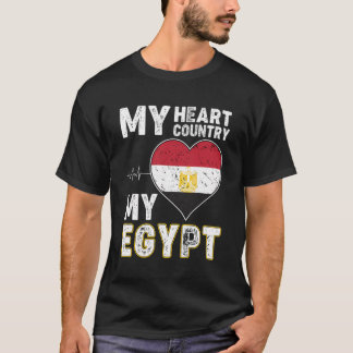T-shirt Mon pays de coeur Mon Egypte