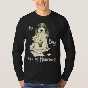 T-shirt Mon PBGV a mangé mon travail