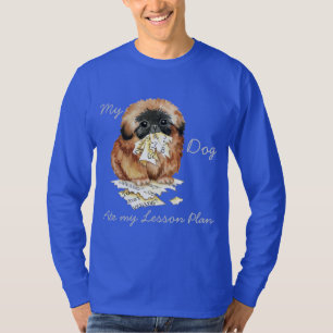 T-shirt Mon Pekingese Mange Mon plan de leçon
