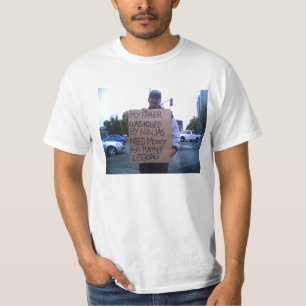 T-shirt Mon père a été tué par des ninjas…