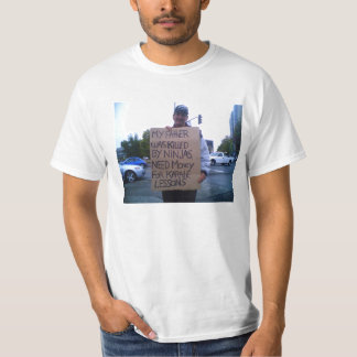 T-shirt Mon père a été tué par des ninjas…