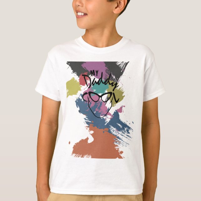 T-shirt Mon père Cool (Devant)