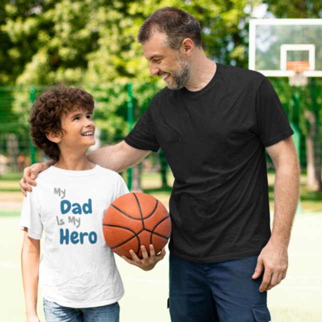 T-shirt Mon Père Est Mon Héros (Créateur téléchargé)