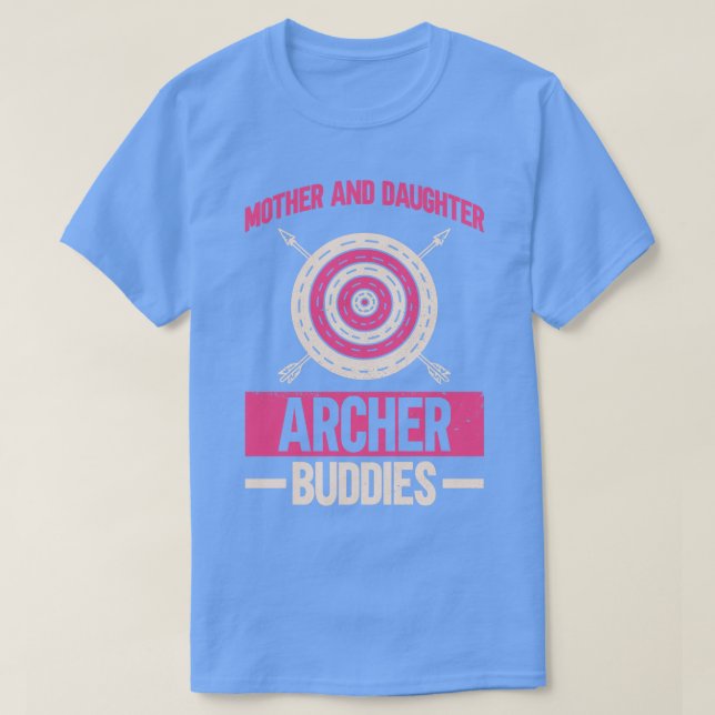 T-shirt Mon Père Et Ma Fille Archer Buddies Arc De Tir À L (Design devant)