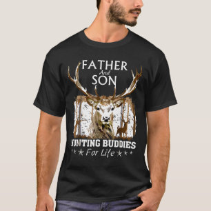 T-shirt Mon Père Et Mon Fils Chasse Les Épouses Pour La Vi