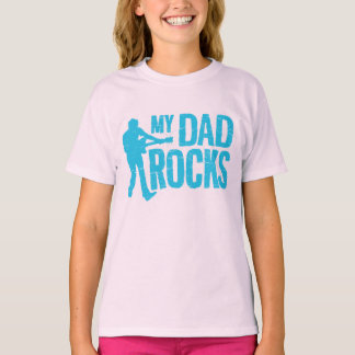 T-shirt Mon père Rocks