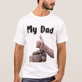 T-shirt Mon père Rocks