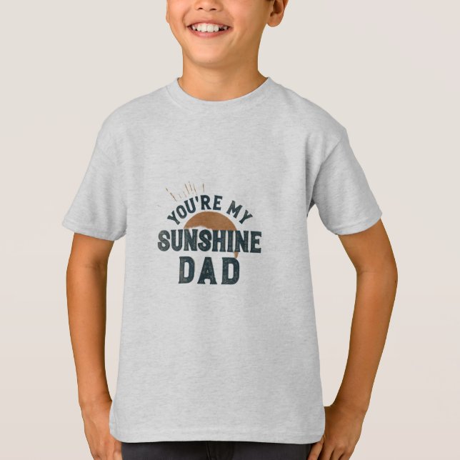 T-shirt Mon père Sunshine (Devant)