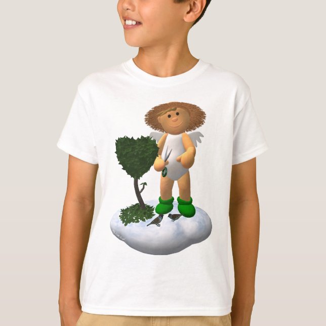 T-shirt Mon petit ange : Jardinier (Devant)