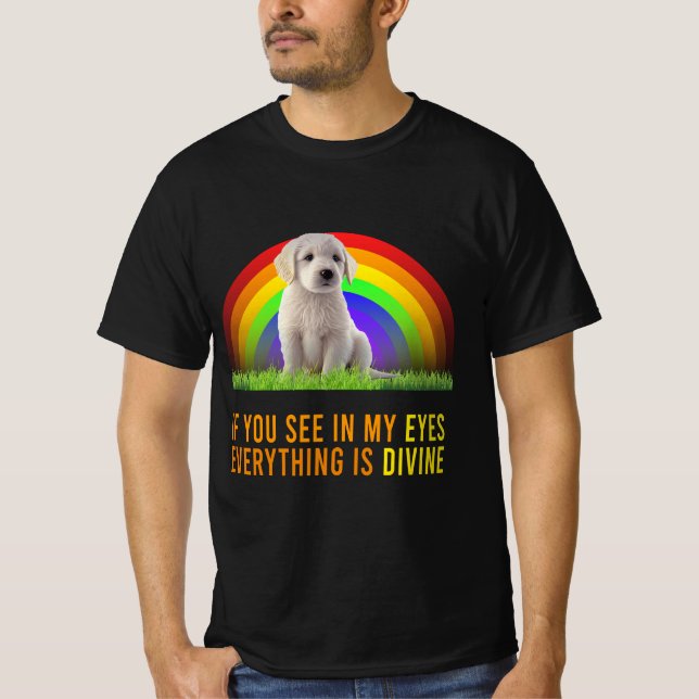 T-shirt Mon petit chien (Devant)
