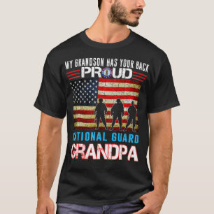 T-shirt Mon Petit-Fils A Votre Arrière Fière Garde Nationa