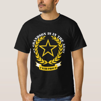 T-shirt Mon petit-fils est dans l'armée
