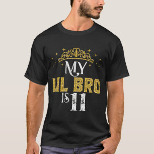 T-shirt Mon PETIT FRÈRE a 11 Ans 2012 11e Anniversaire