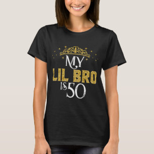 T-shirt Mon PETIT FRÈRE a 50 Ans 1973 50e Anniversaire