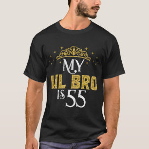 T-shirt Mon PETIT FRÈRE a 55 Ans 1968 55e Anniversaire