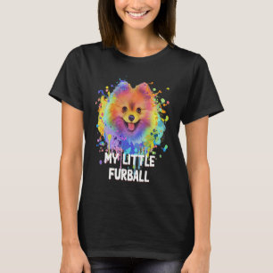 T-shirt Mon Petit Furball Amusant Humour Poméranien Pom Po