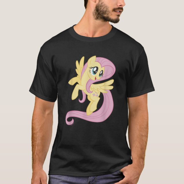 T-shirt Mon Petite Amitié Pony Est Magique Grosse Flutters (Devant)