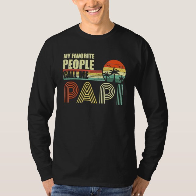 T-shirt Mon Peuple Préféré M'Appelle Papa Père (Devant)