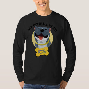 T-shirt Mon Pitbull Est Mon Happy Place 189