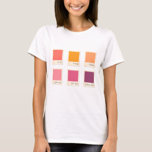 T-shirt Mon plan de palette de couleurs