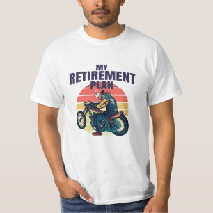 T-shirt Mon plan de retraite moto