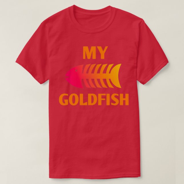 T-shirt Mon poisson rouge (Design devant)