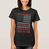 Mon Pompier Favori M'Appelle Maman Fireman Design