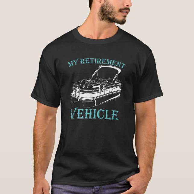 T-shirt Mon Ponton de véhicule de retraite (Devant)