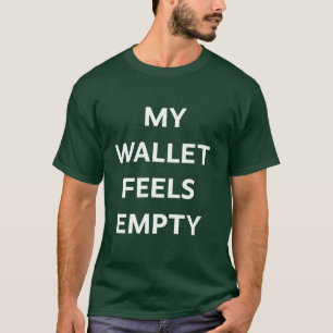 T-shirt Mon Portefeuille est Vide Crypto