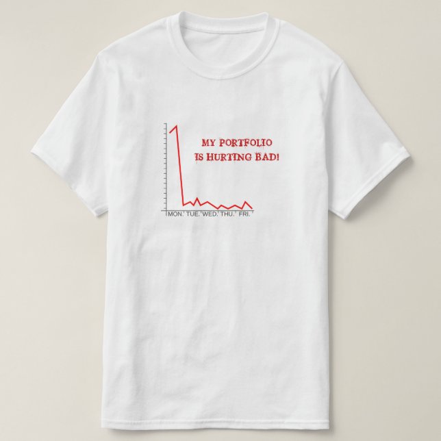 T-shirt "MON PORTEFEUILLE FAIT MAL DE MAUVAIS MAL !" Crise (Design devant)