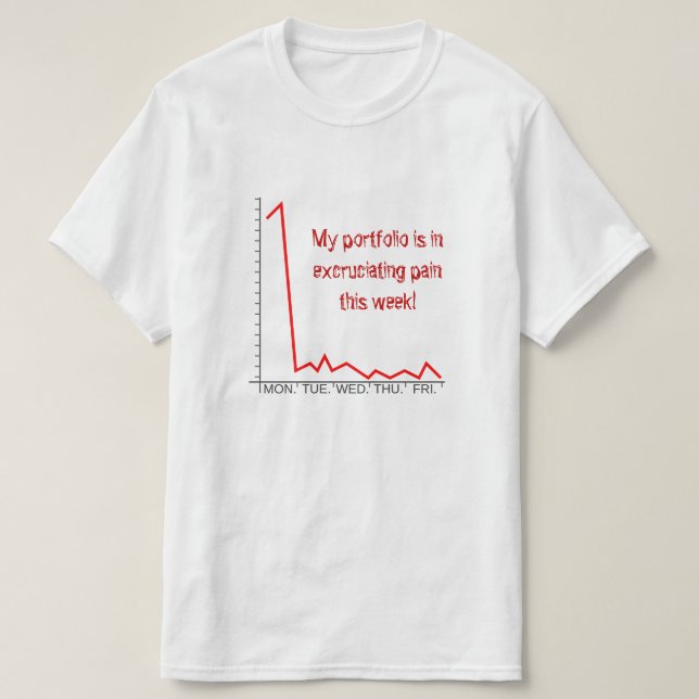 T-shirt "Mon portefeuille souffre d'une douleur atroce cet (Design devant)
