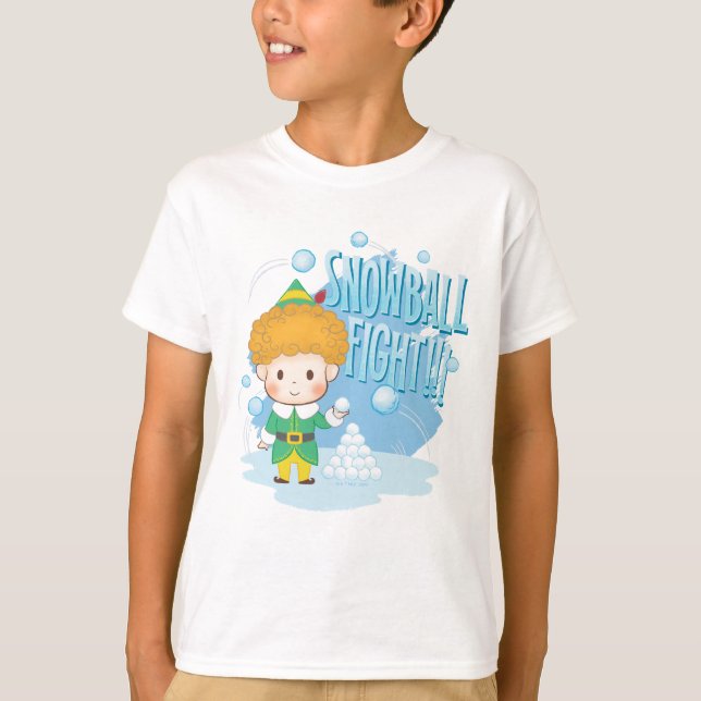 T-shirt Mon pote, l'Elf Snowball combat ! (Devant)