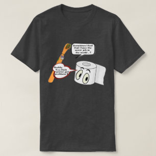 T-shirt Mon pote pense que tu as un problème de papier to