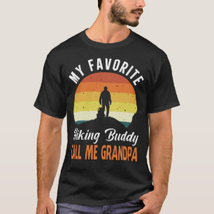 T-shirt Mon pote Randonnée préféré M'APPELLE GRANDPA Vinta