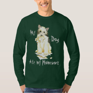 T-shirt Mon Powderpuff a mangé mon travail