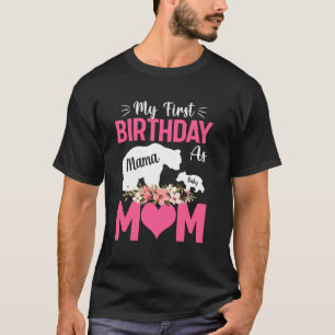 T-shirt Mon Premier Anniversaire En Tant Que Maman Ours Ma