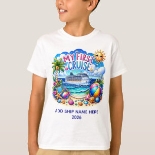 T-shirt Mon premier bateau de croisière Beach Kids