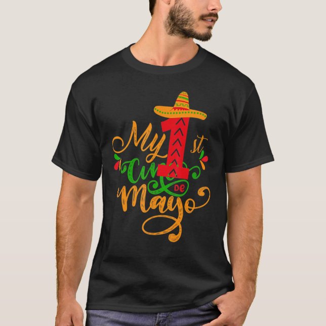 T-shirt Mon Premier Cinco De Mayo Mexico 5 De Mayo (Devant)