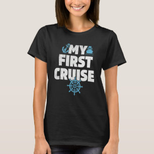 T-shirt Mon premier croisiere Hommes, Femmes, Filles et Ga