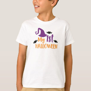 T-shirt Mon premier Halloween, sorcière Casquette, Casquet